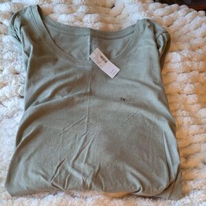 Maurices Light Green Short Sleeve Top